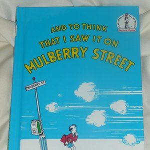 Dr Seuss And to Think I saw it on Mulberry Street Book Club Edition 1964 MINT